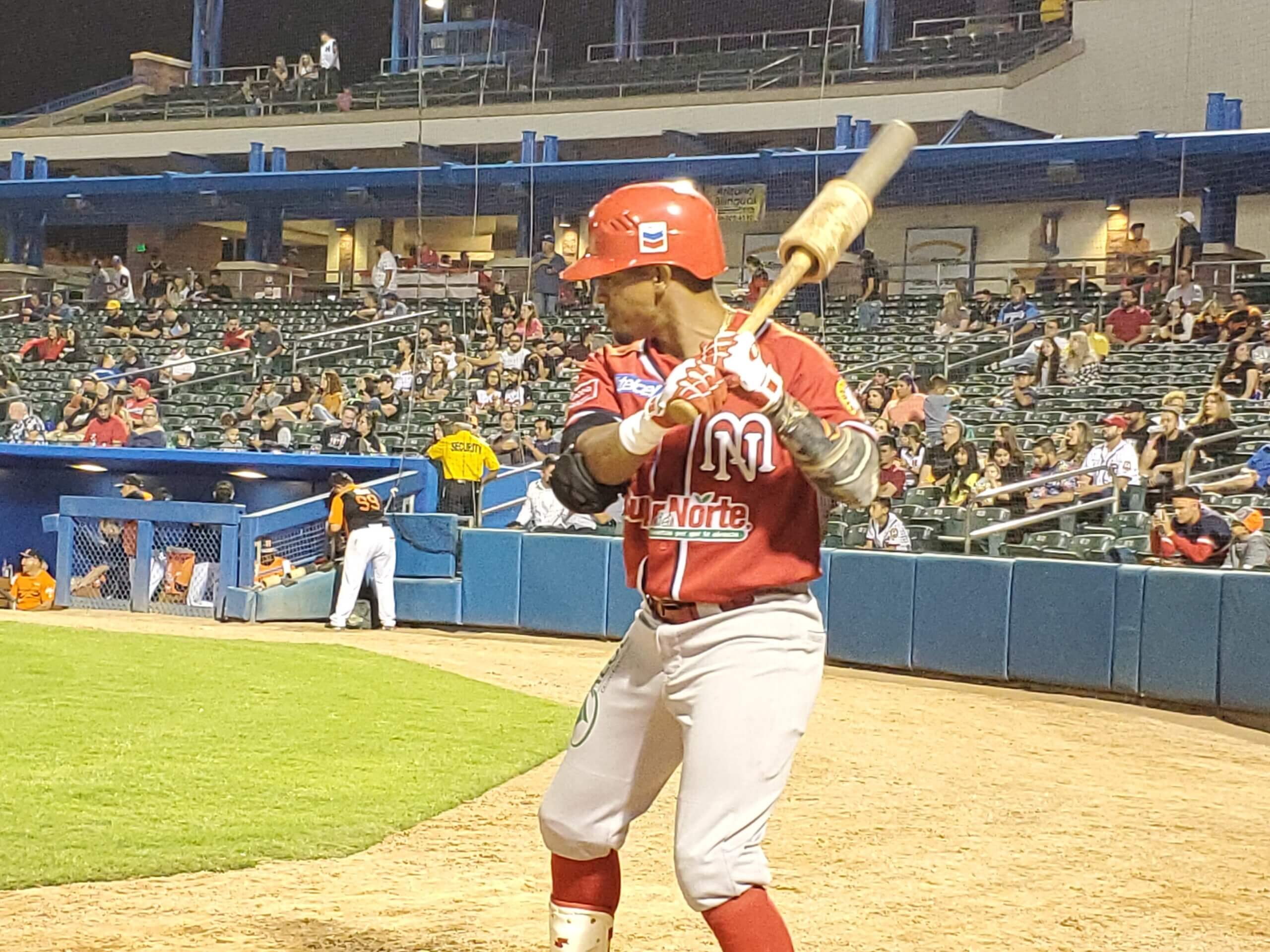 Night game action
